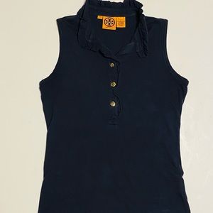 Tory Burch Size S Navy Sleeveless top
